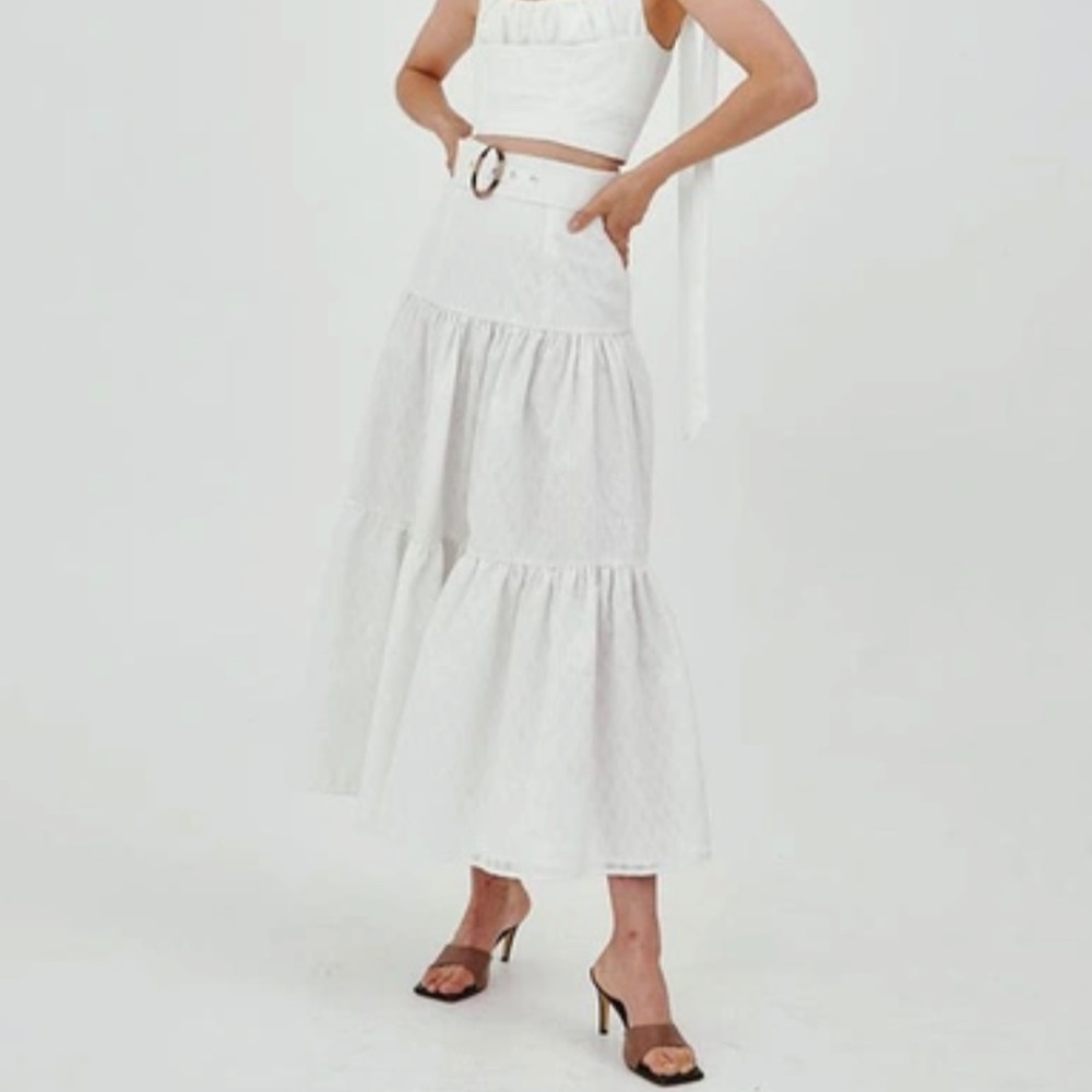 C/MEO Collective Ivory Value Skirt